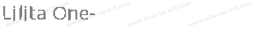 Lilita One字体转换